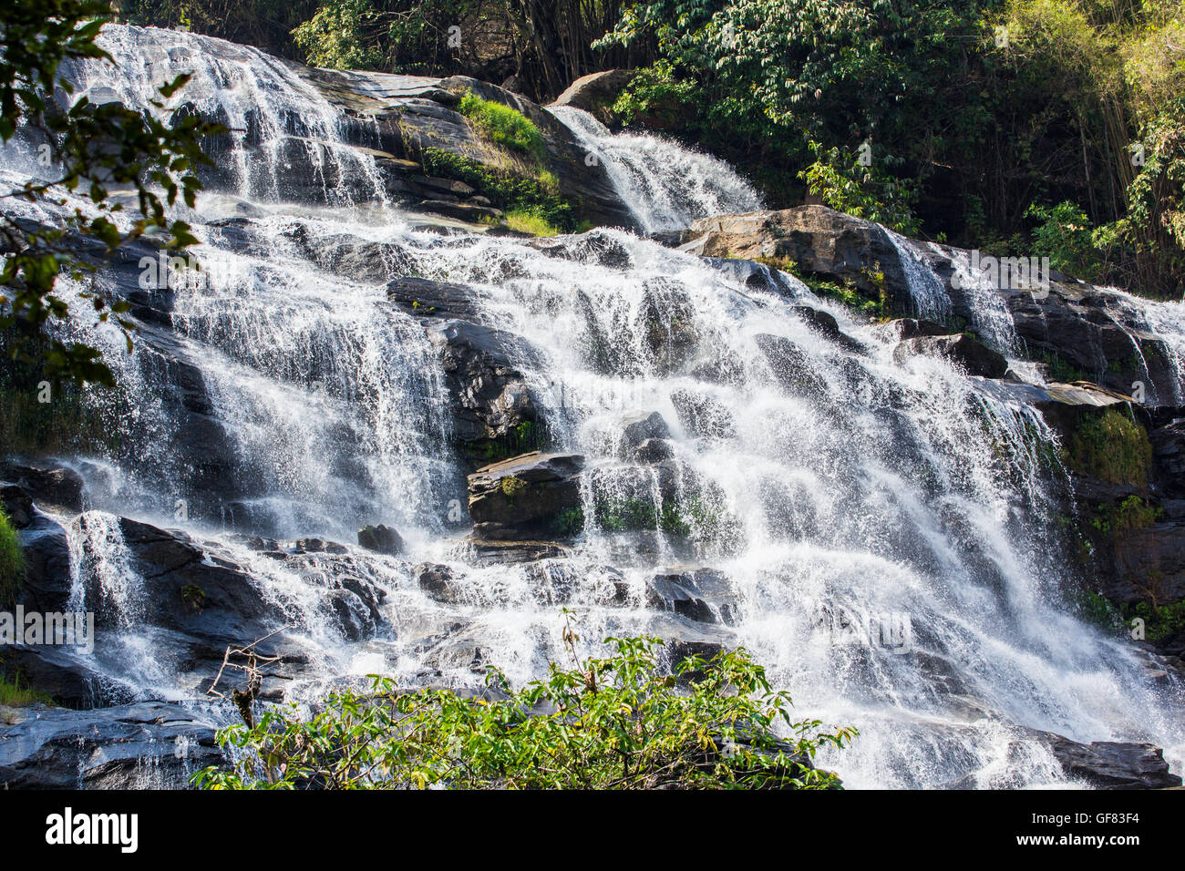 Mae Ya Waterfall, Chiang Mai, Thailand Stock Photo