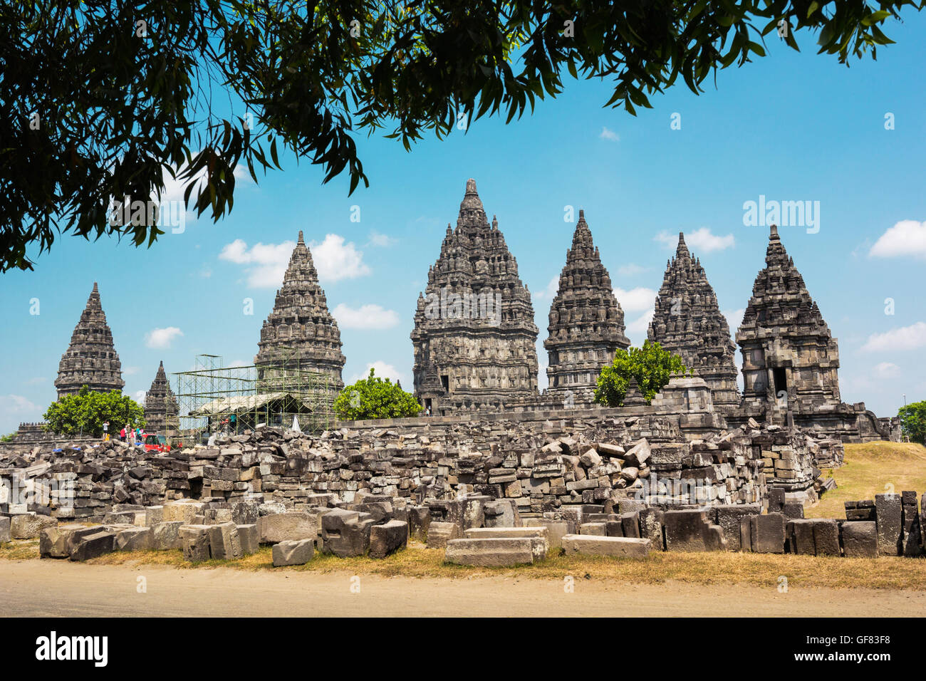 Prambanan temple near Yogyakarta on Java island, Indonesia Stock Photo ...