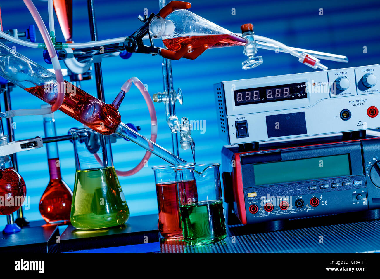 Physical chemistry laboratory equipment Stock Photo Alamy