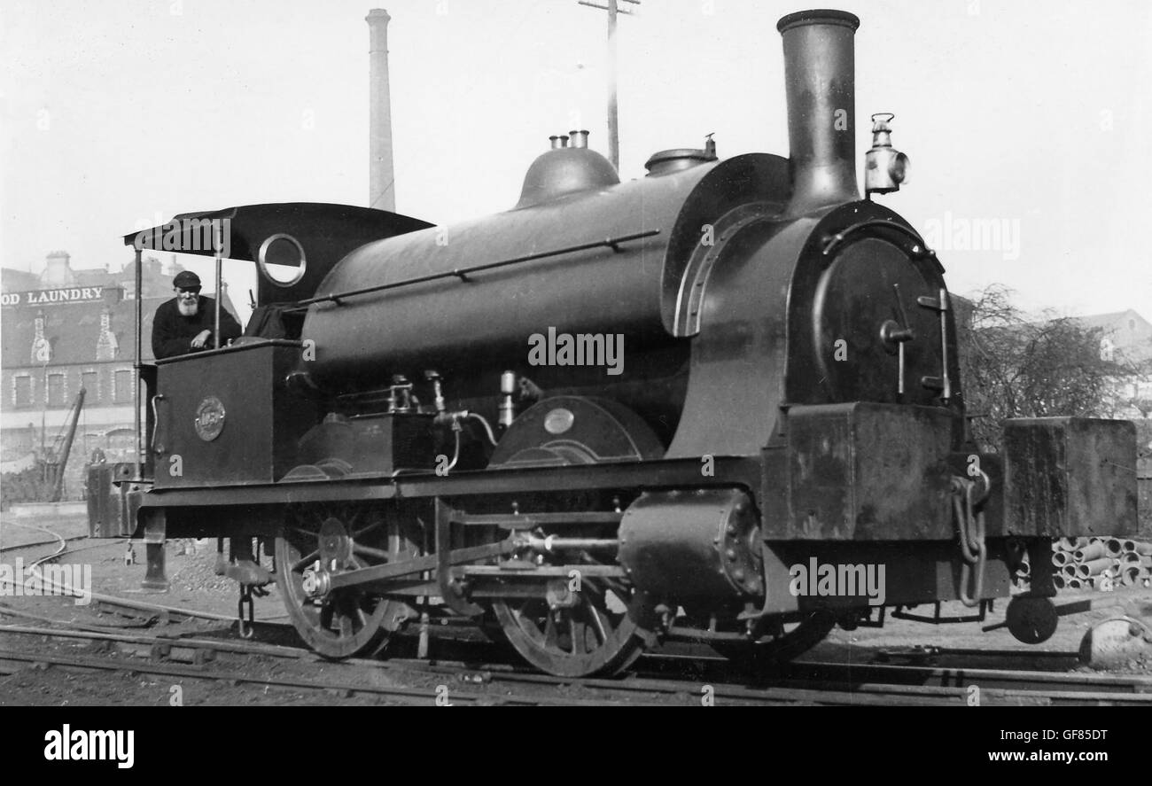 NBR 0-4-0ST No.1059 steam locomotive Stock Photo