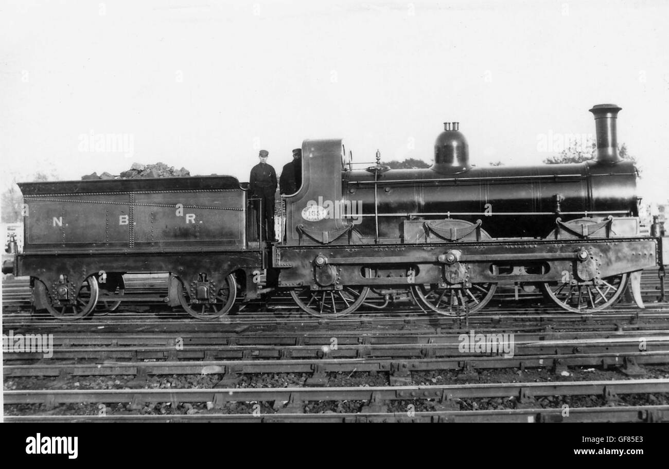 NBR 0-6-0 steam locomotive No.135 Stock Photo