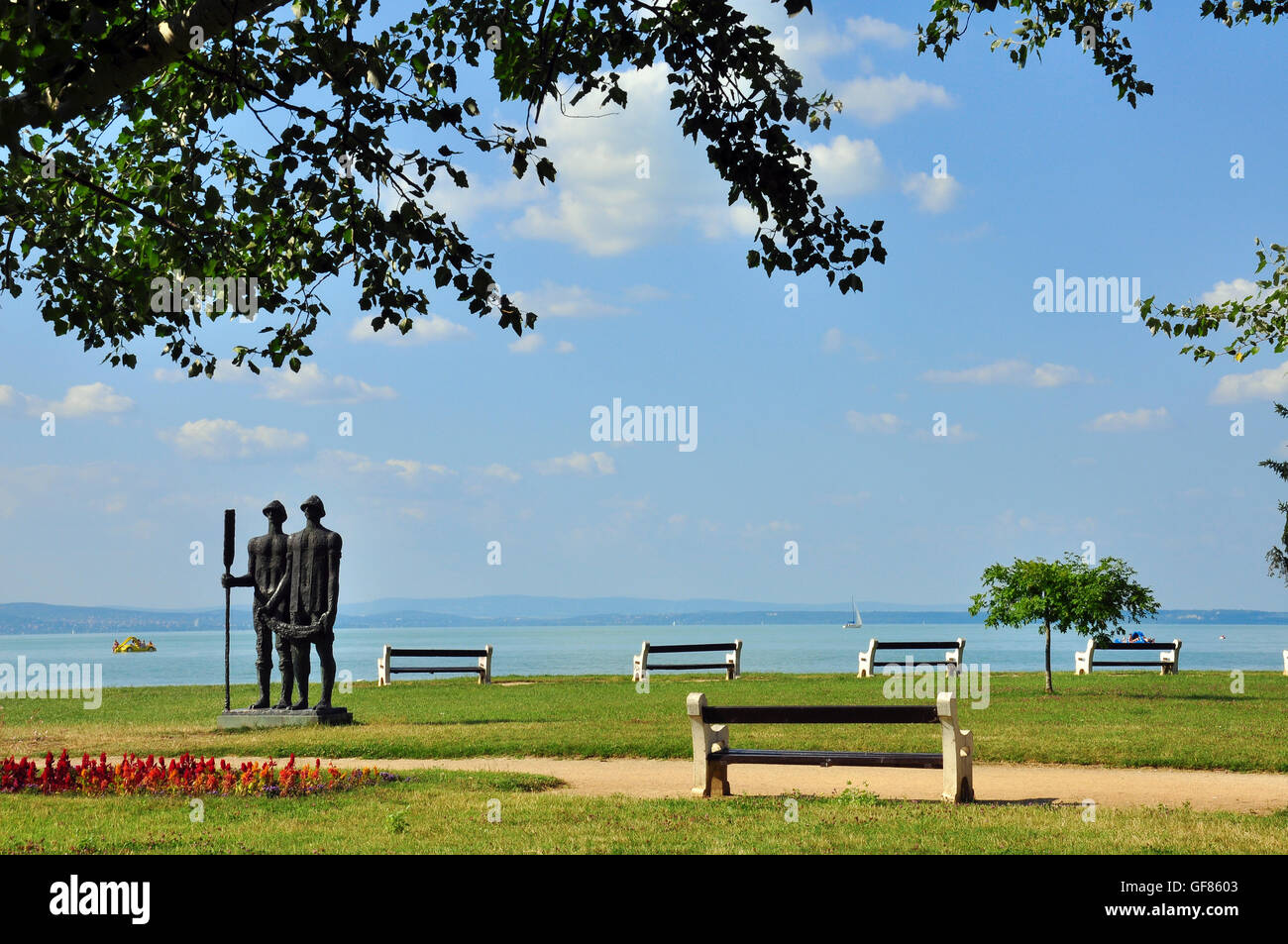 Balaton lake, Hungary Stock Photo