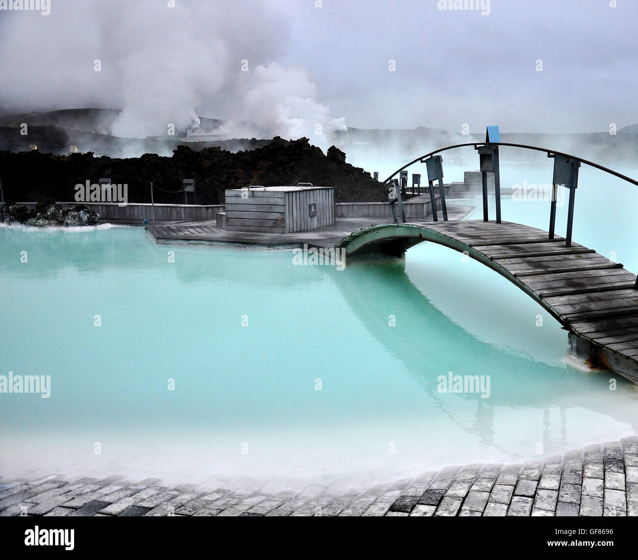 Blue lagoon, Iceland Stock Photo