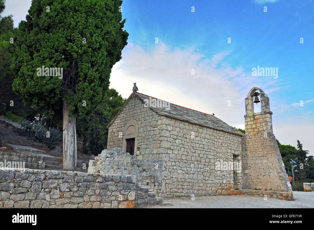 Old chapel in Split, Dalmatia, Croatia Stock Photo