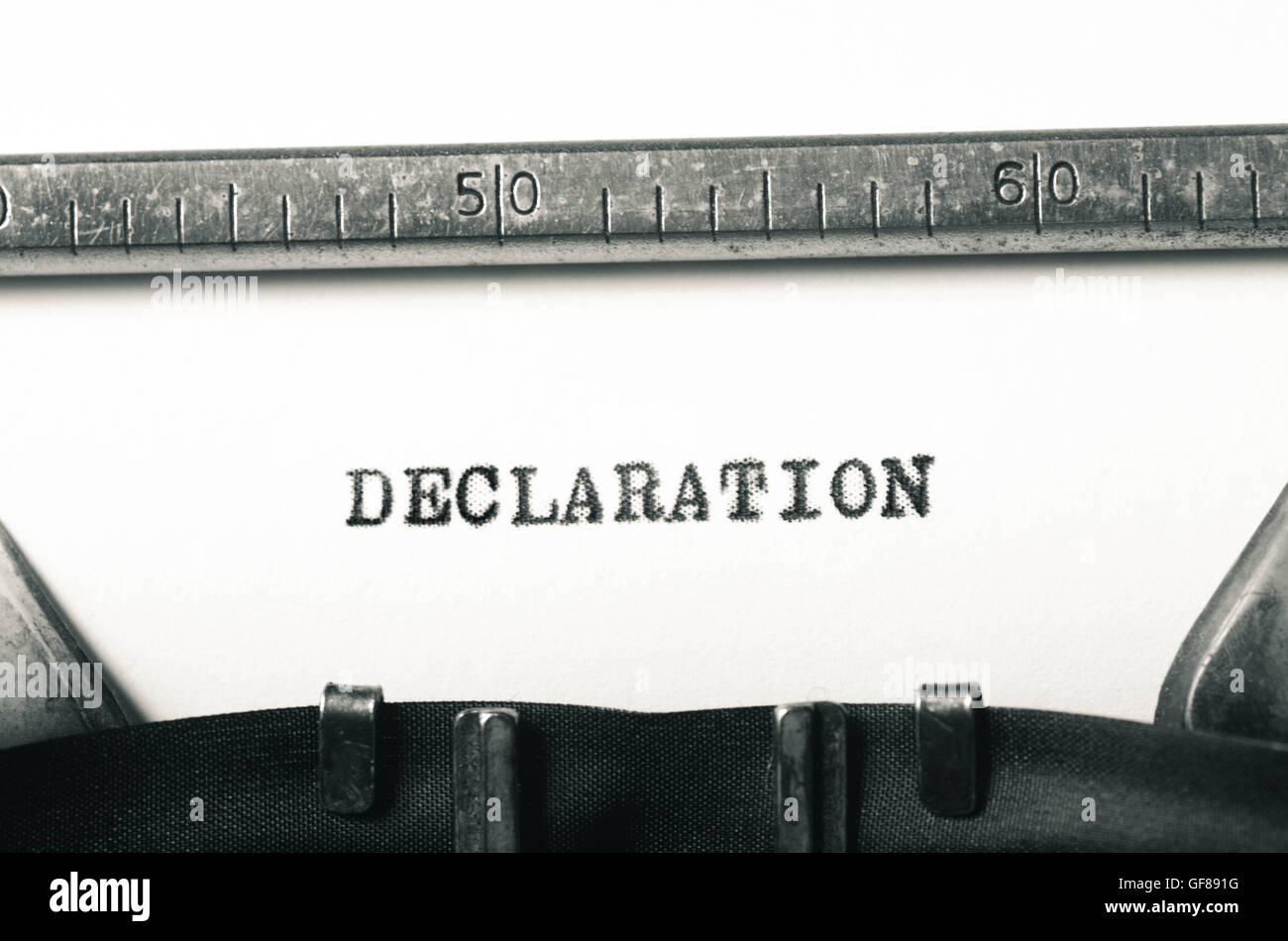English declaration hi-res stock photography and images - Alamy