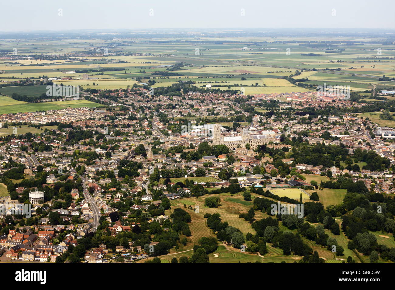 Ely Aerial View Stock Photo Alamy