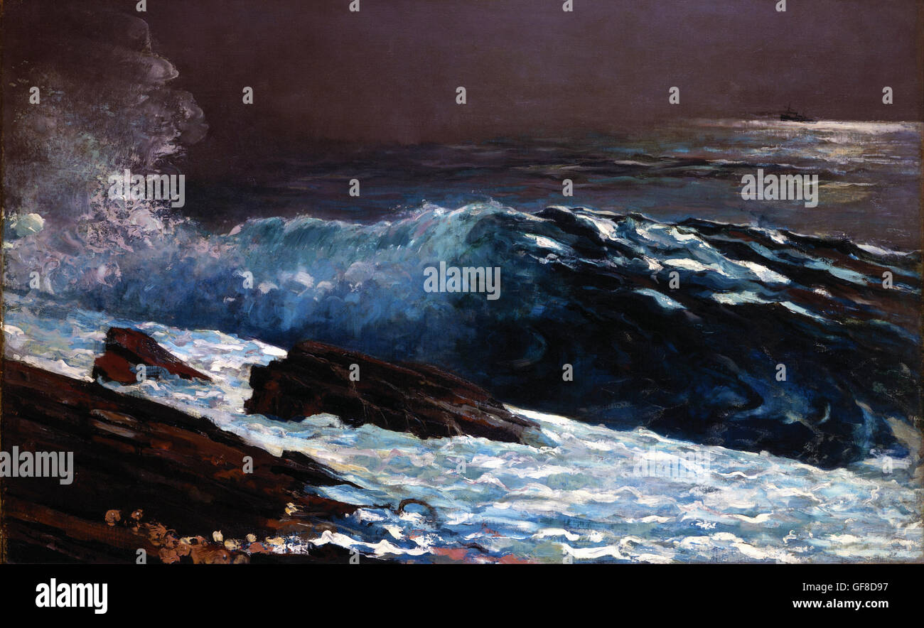 Winslow Homer - Sunlight on the Coast Stock Photo - Alamy