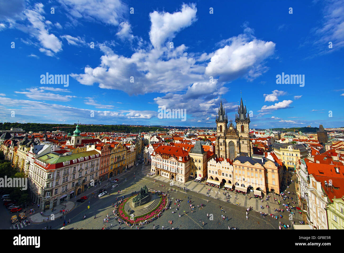 Church of our Lady before Tyn, Old Town Square, Prague, Czech Republic Stock Photo