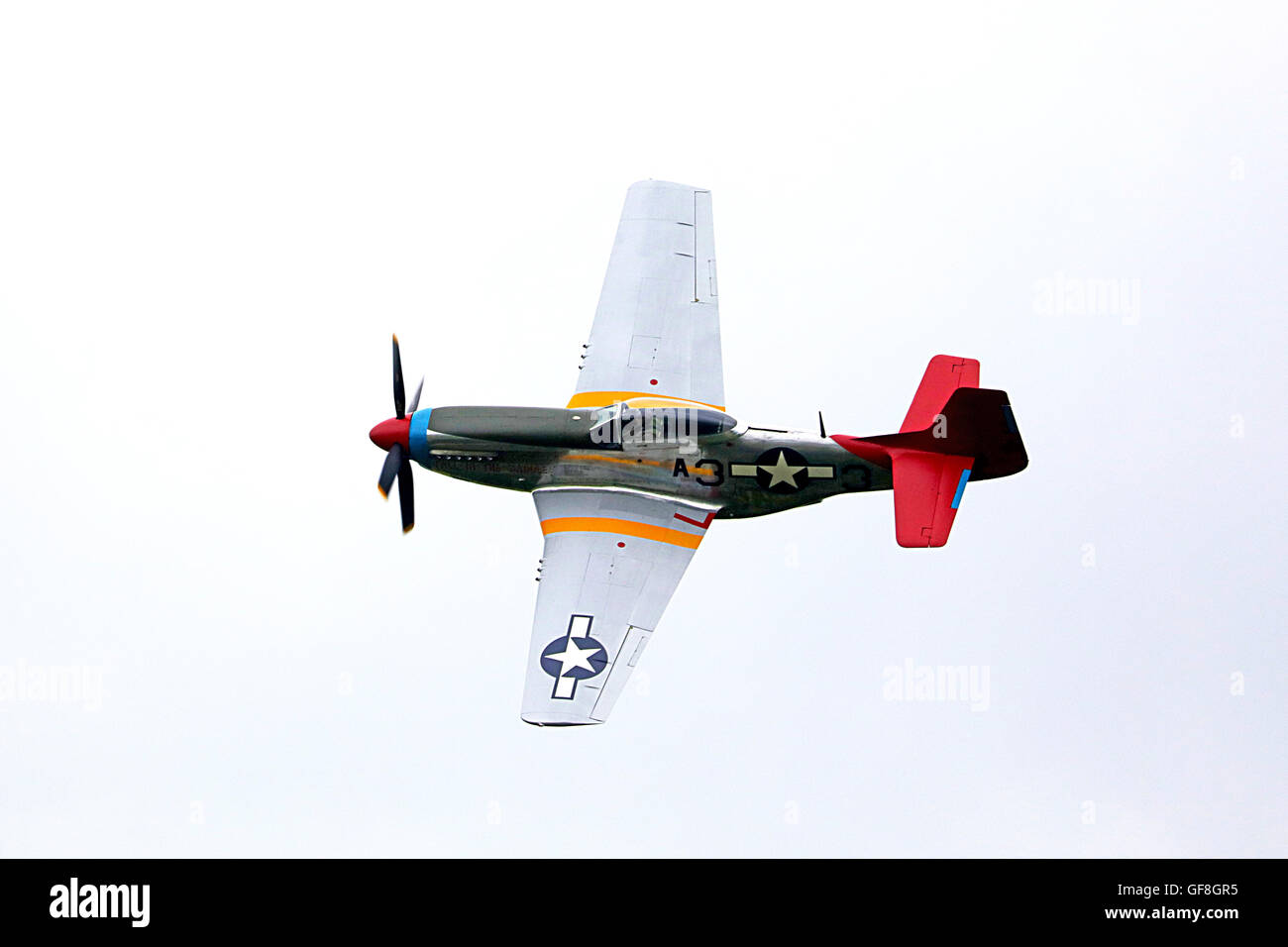 North American P-51D Mustang Stock Photo