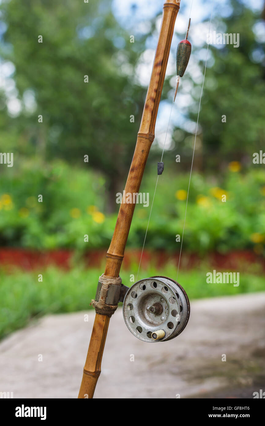 Fishing pole bamboo hi-res stock photography and images - Alamy