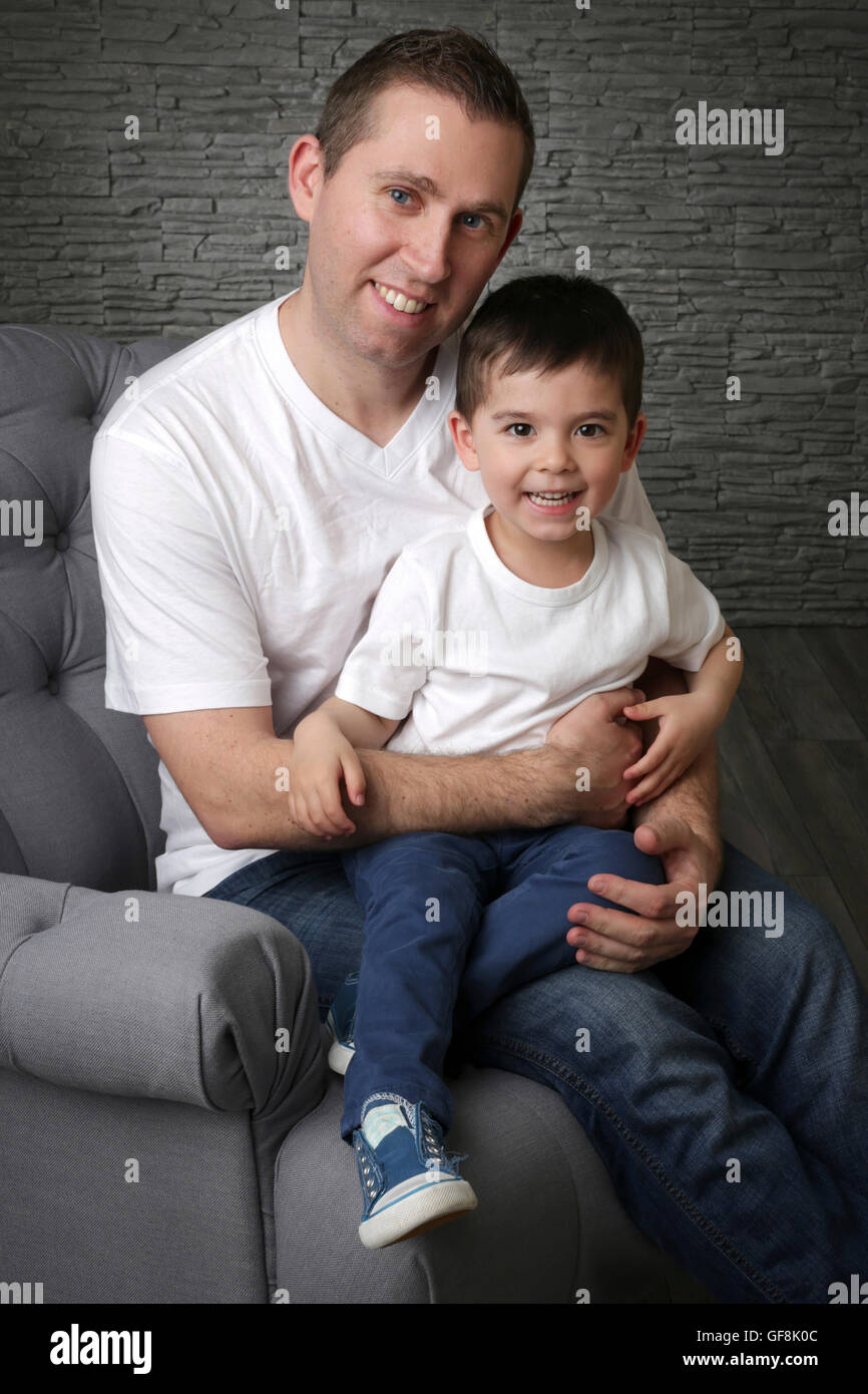 Father son furniture hi-res stock photography and images - Alamy