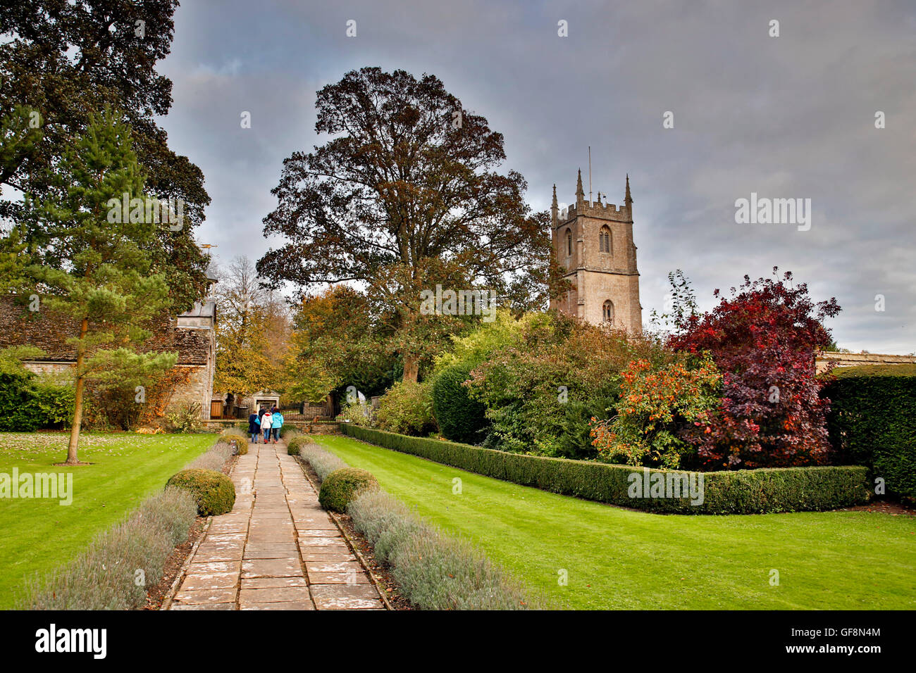 Avebury Church; Wiltshire; UK Stock Photo