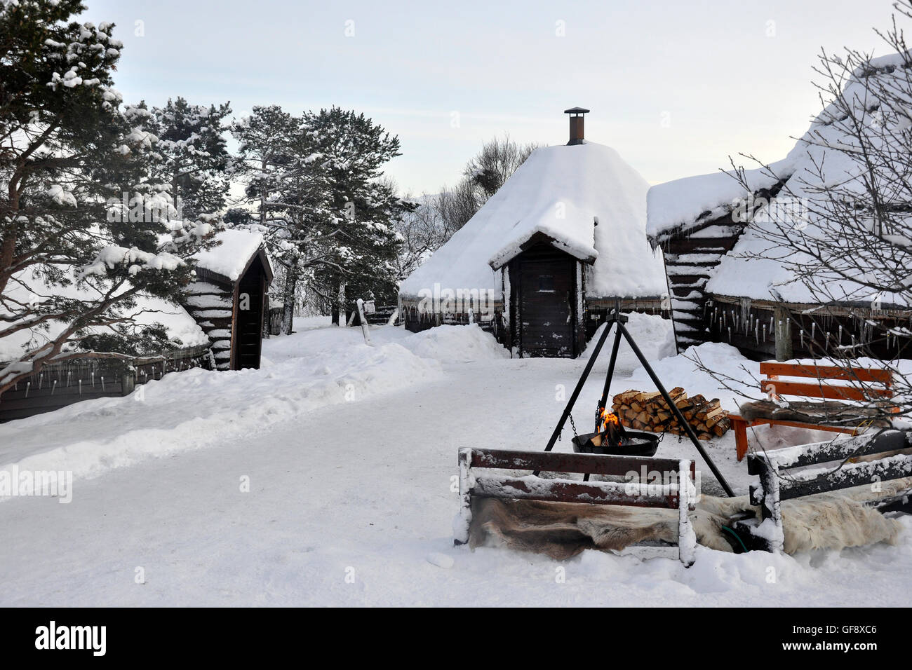 Norway, Tromso, traditional house Stock Photo Alamy