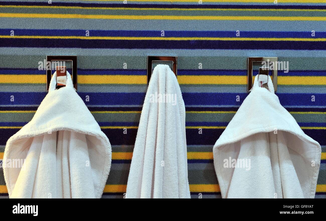 Bathroom towel bathrobe hires stock photography and images Alamy