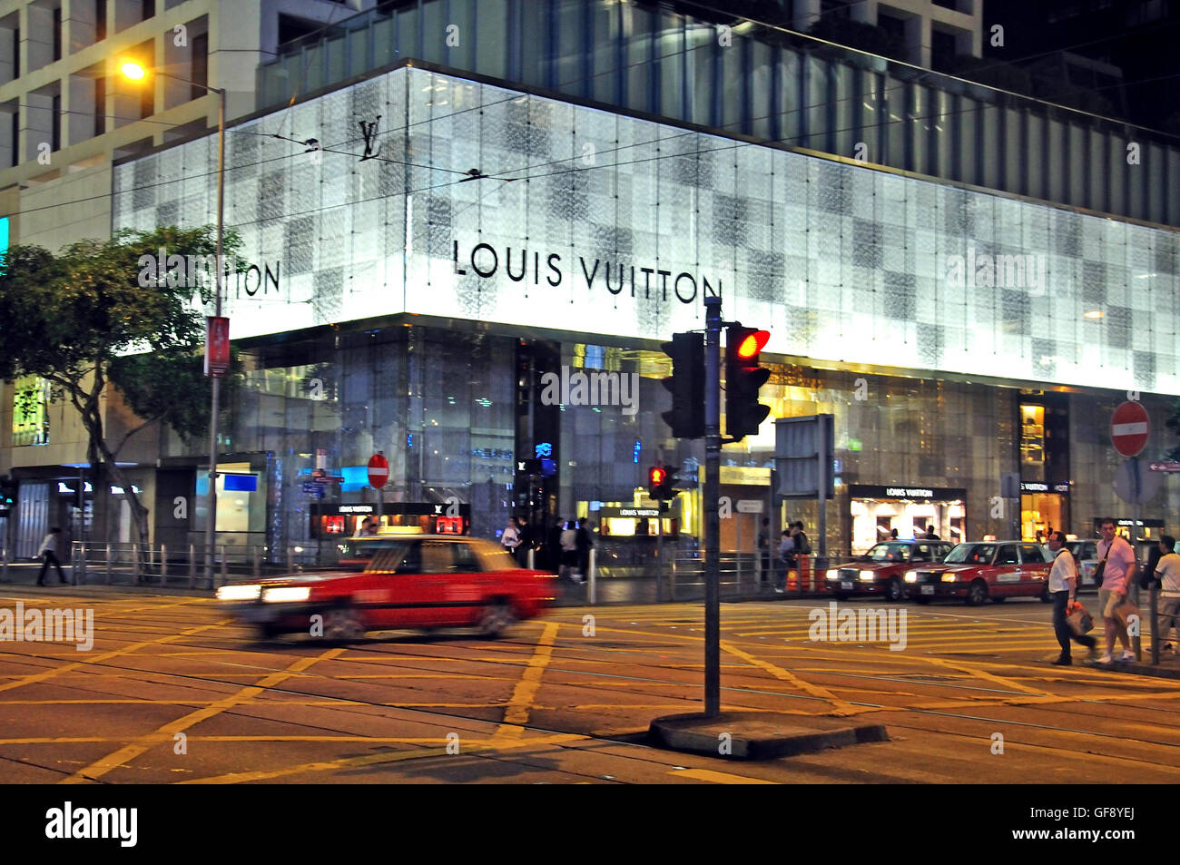 HONG KONG, CHINA - JUNE 8: Louis Vuitton flagship store on the Causeway Bay  street in Hong Kong on June 8, 2012 Stock Photo - Alamy