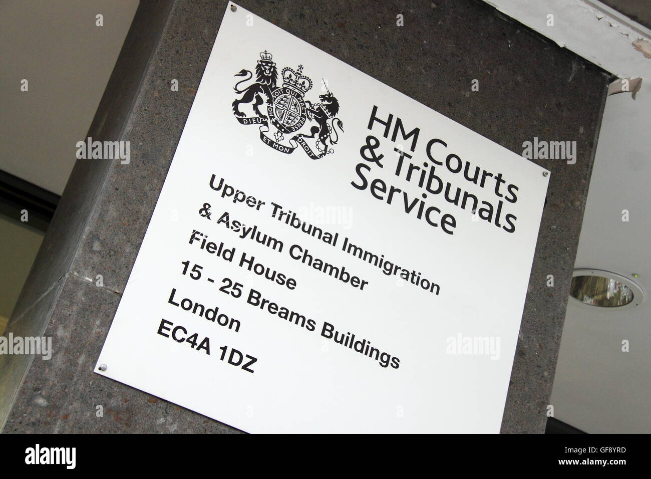 HM Courts & Tribunals Service, Breams Buildings, London, England, Great Britain, United Kingdom, UK, Europe Stock Photo