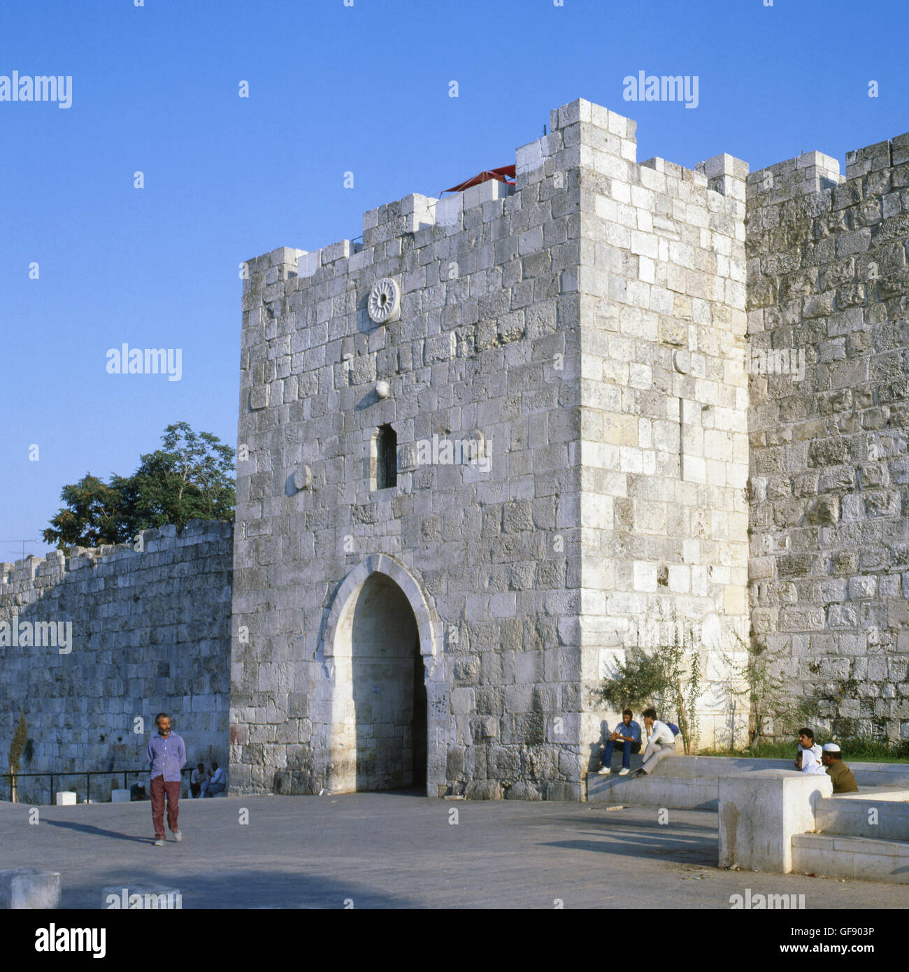 Herod's Gate, Jerusalem, Israel Stock Photo - Alamy