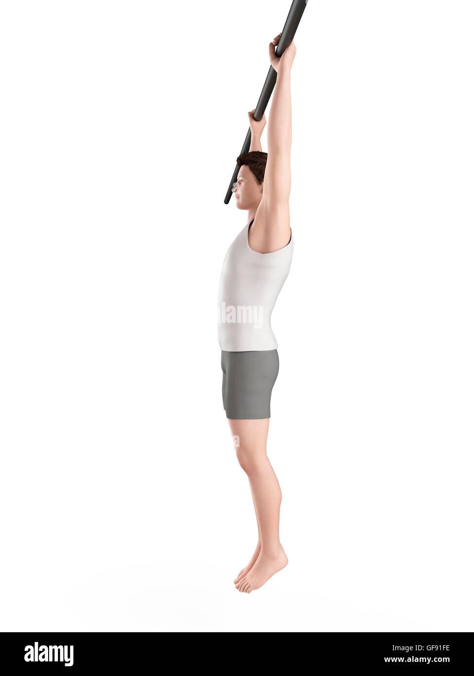 Hanging from chin up bar hires stock photography and images Alamy