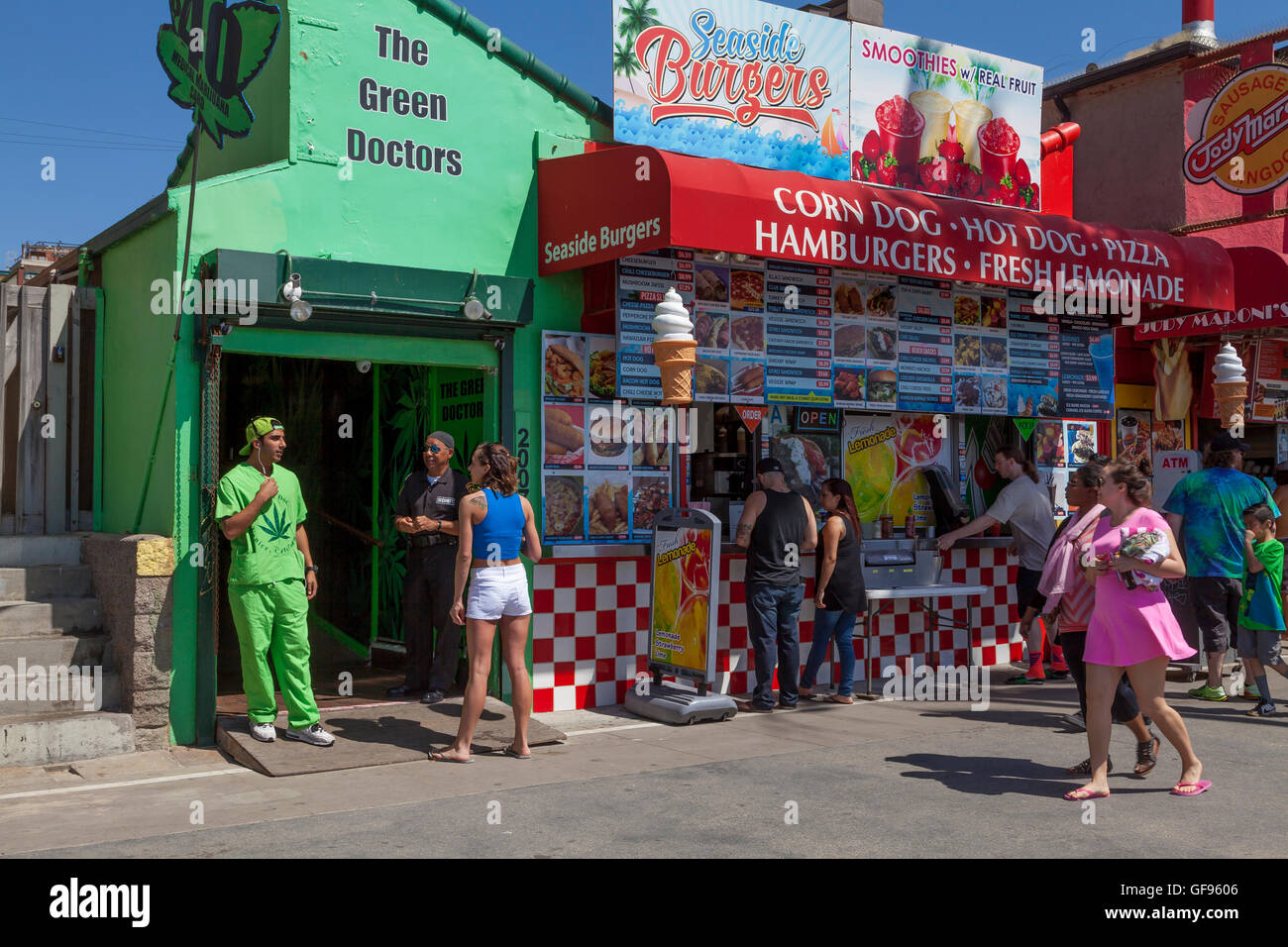 The Green Doctors, a marijuana dispensary in Venice Beach, California, USA Stock Photo