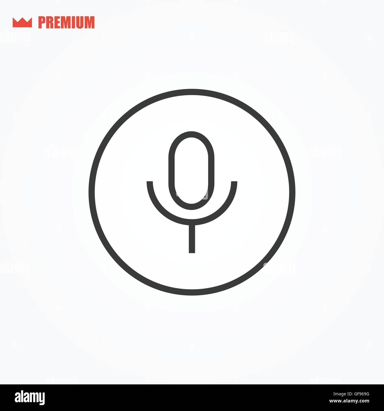 Microphone vectors hi-res stock photography and images - Alamy