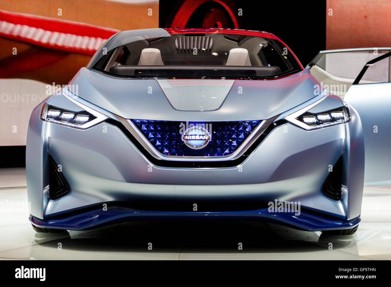 Nissan IDS Concept Car. Taken at 86th International Auto Show, Geneva Stock Photo