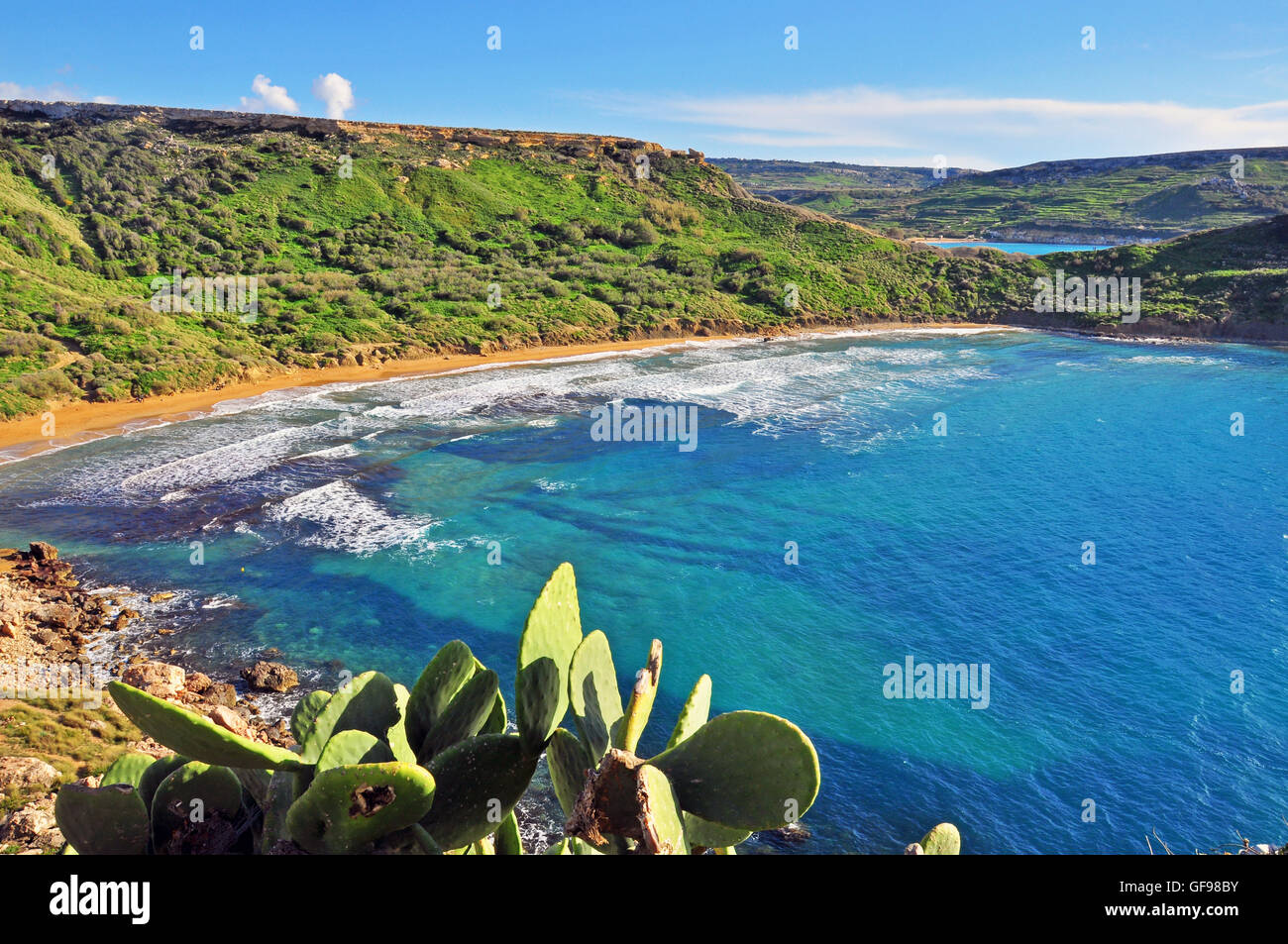 Amazing landscape, Maltese Islands Stock Photo