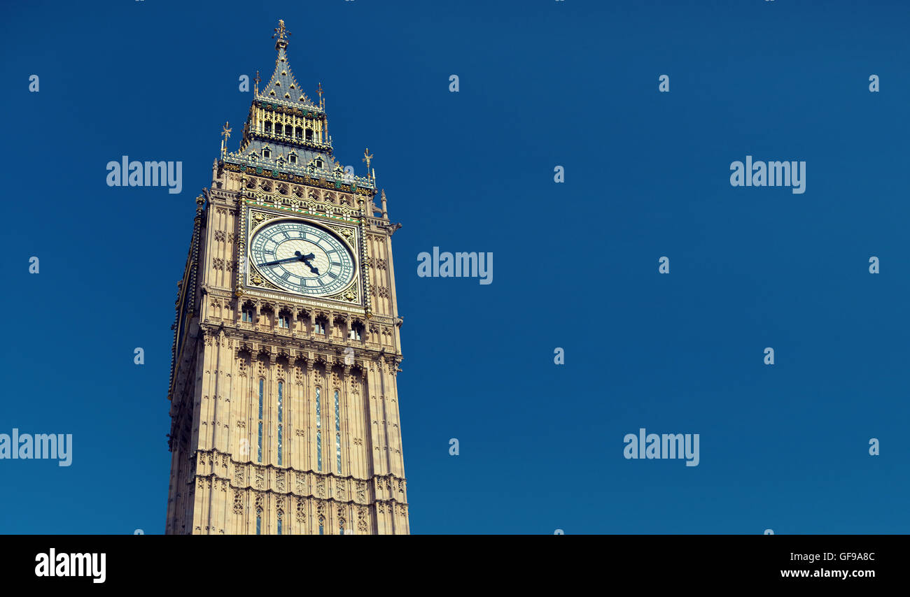 Big Ben great clock tower in London Stock Photo Alamy