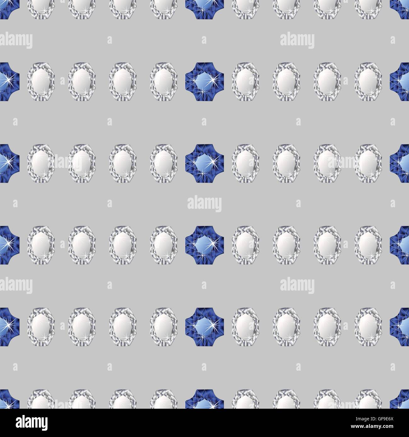 Diamonds seamless pattern Stock Vector Image & Art - Alamy