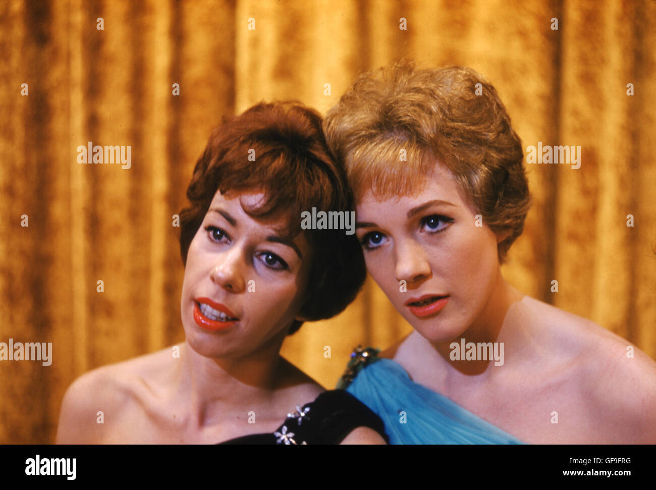 Julie Andrews and Carol Burnett at Carnegie Hall Stock Photo