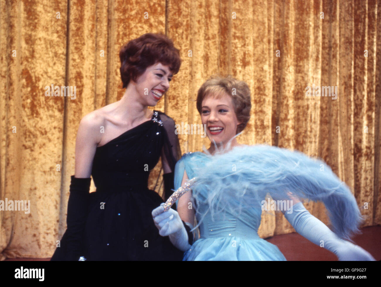 Julie Andrews and Carol Burnett at Carnegie Hall Stock Photo