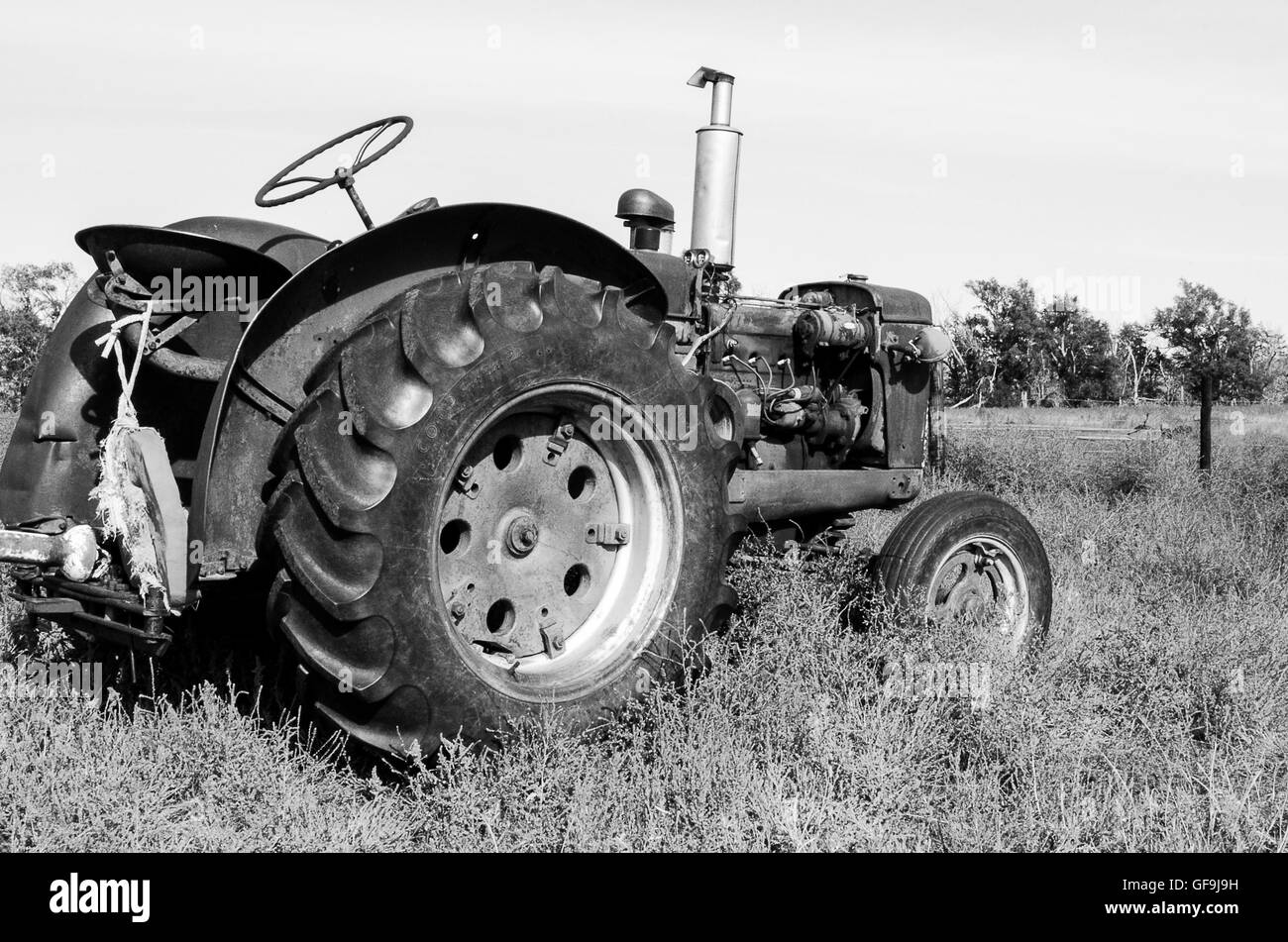 Tractor Black and White Stock Photos & Images - Alamy