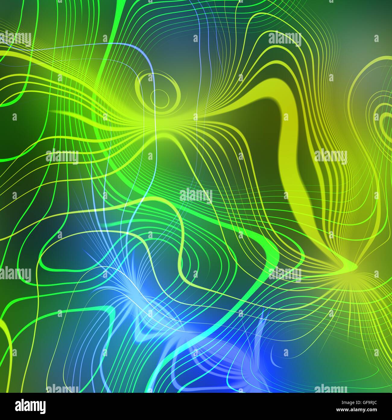 Abstract plasma discharge as a background. Psychedelic color image ...