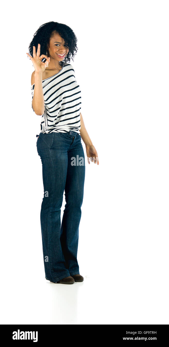 Ok positive african american hi-res stock photography and images - Alamy