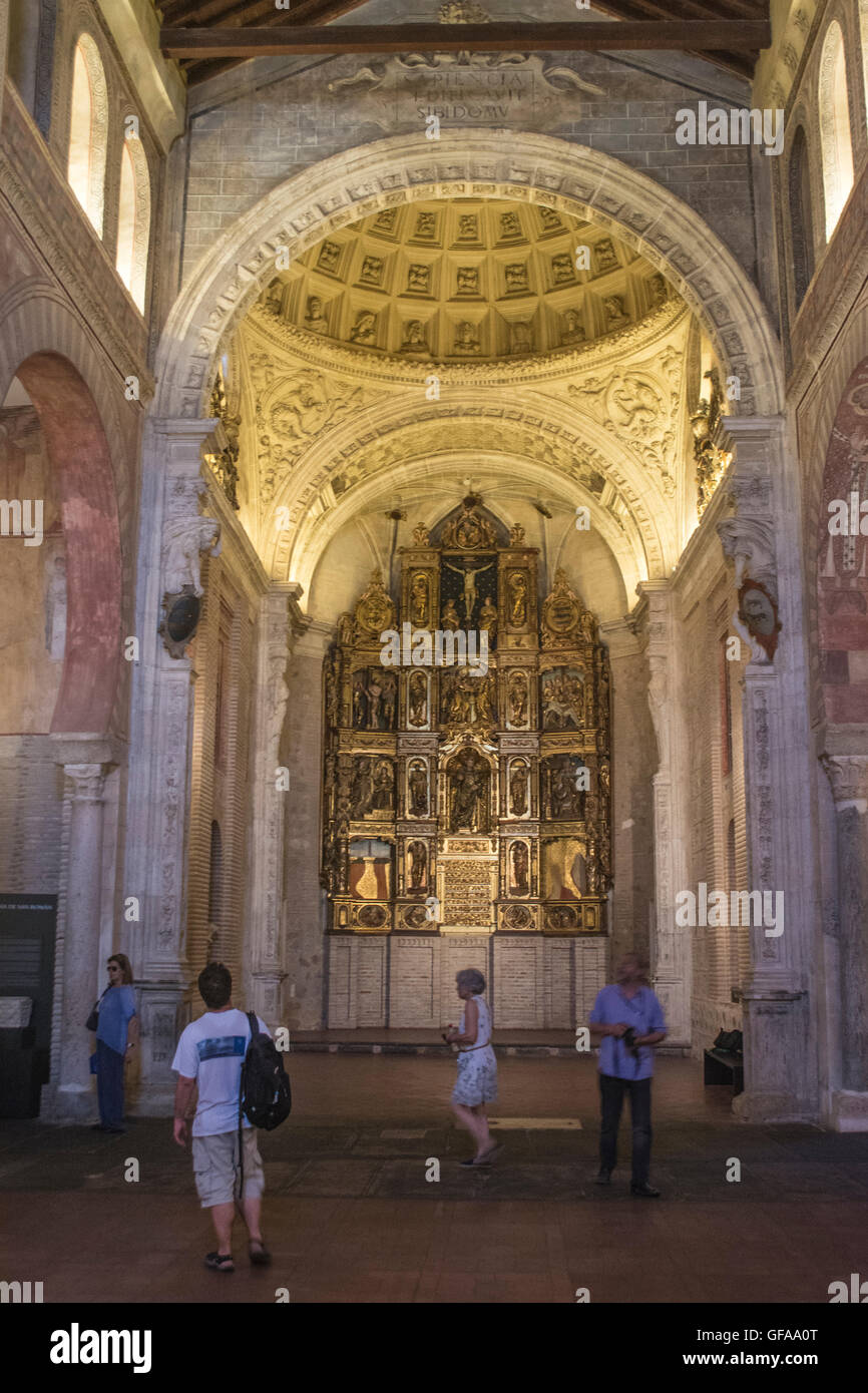 Interior of the Church of San Pedro Martir in Toledo Spain Stock Photo