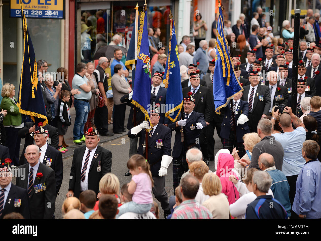 BerwickonTweed, Northumberland, UK. 30 July 2016. The Kings Own