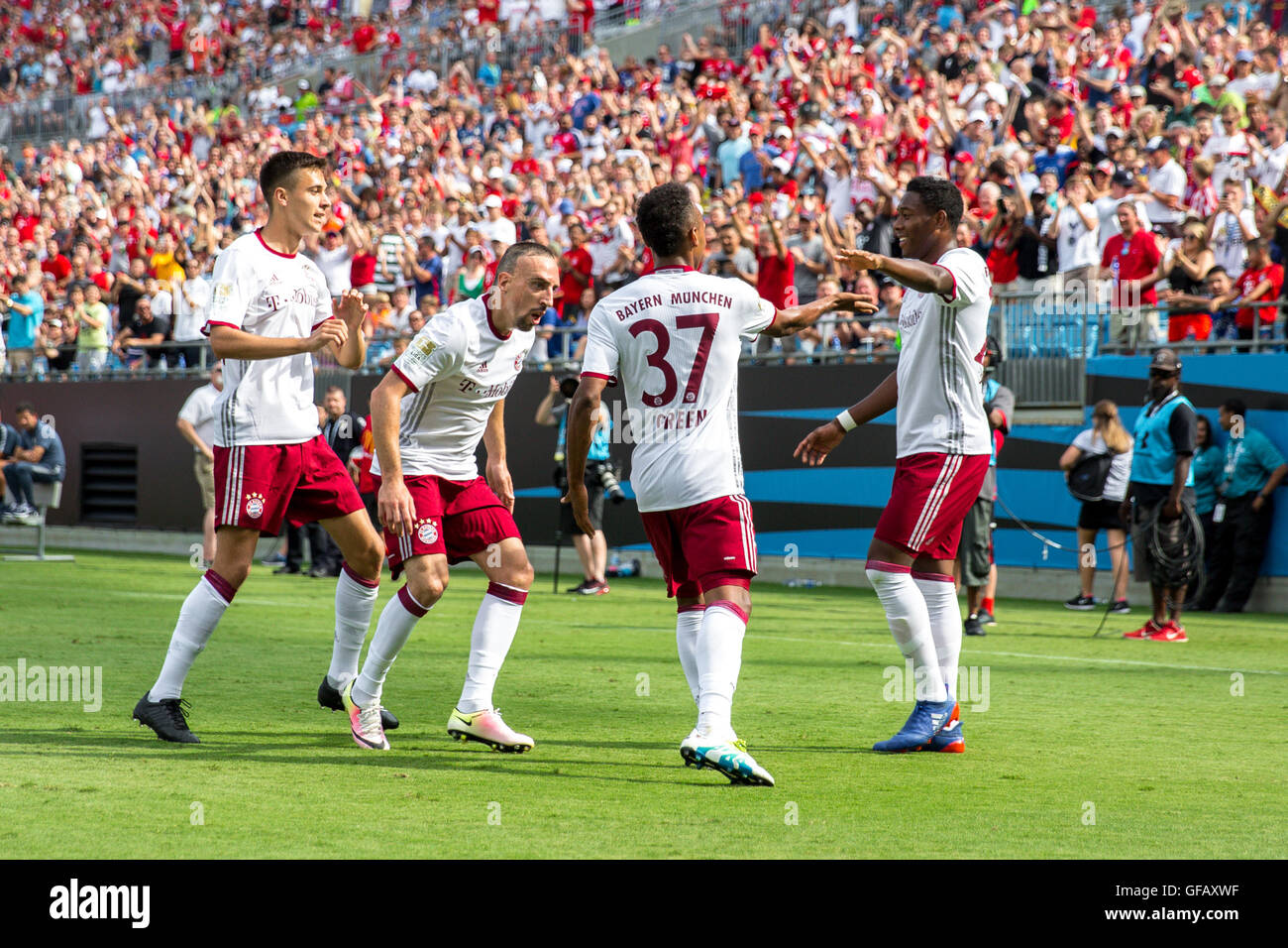 Charlotte North Carolina Usa 30th July 16 Bayern Munich Stock Photo Alamy