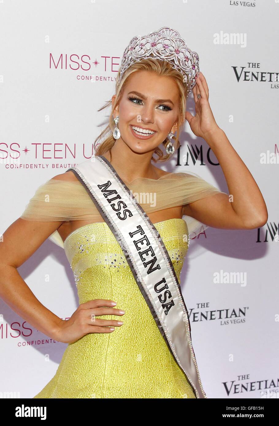 Las Vegas, NV, USA. 30th July, 2016. Karlie Hay (Miss Teen USA 2016) in