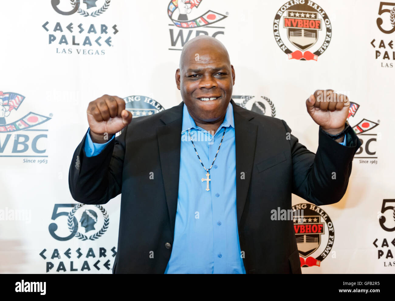 Caesars Palace, Las Vegas, Nevada, USA. 30th July, 2016. Iran Barkley on the red carpetat the 4th Annual Nevada Boxing Hall of Fame Induction Ceremony Credit:  Ken Howard/Alamy Live News Stock Photo