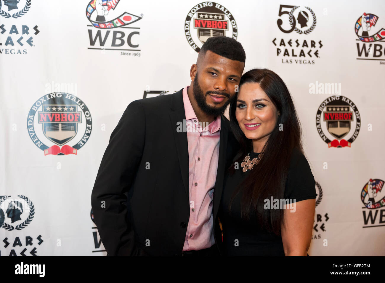 Caesars Palace, Las Vegas, Nevada, USA. 30th July, 2016. Badou Jack on the red carpet at the 4th Annual Nevada Boxing Hall of Fame Induction Ceremony Credit:  Ken Howard/Alamy Live News Stock Photo
