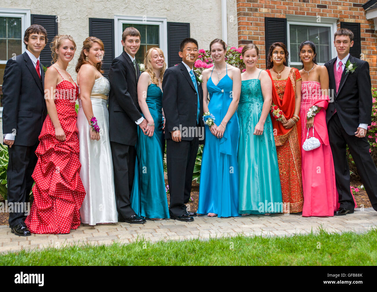 Prom dresses hi res stock photography and images Alamy