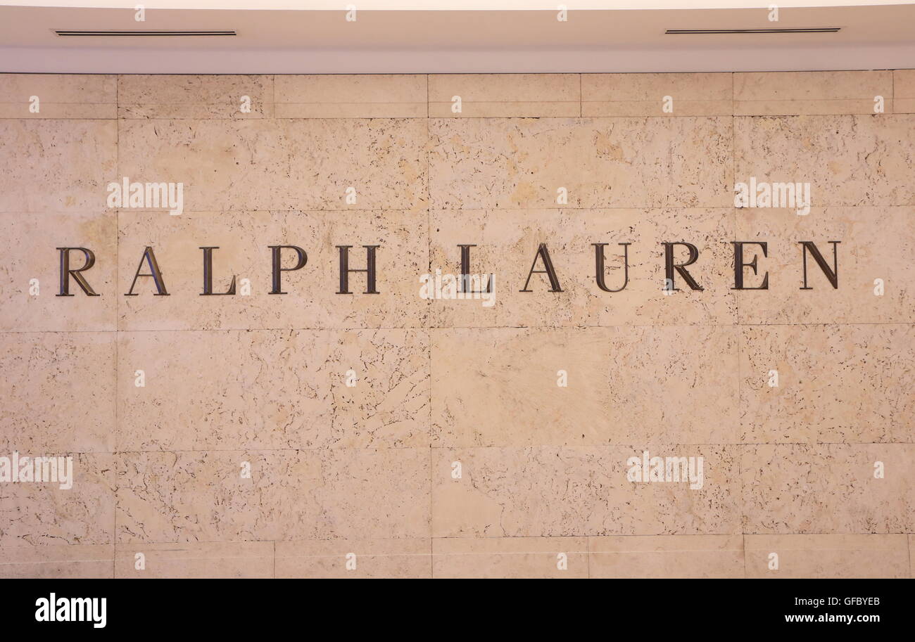 Bordeaux , Aquitaine France - 05 09 2023 : ralph lauren logo brand and text  sign on wall facade shop entrance in city Stock Photo - Alamy
