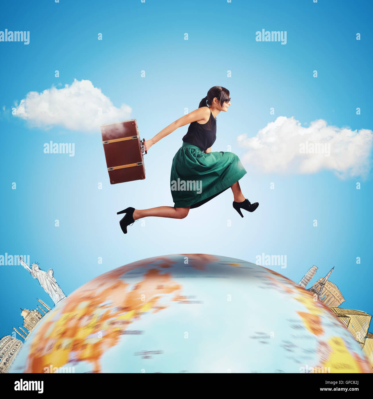 Travel around the world Stock Photo