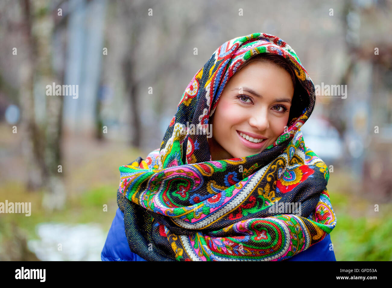 https://c8.alamy.com/comp/GFD53A/russian-beauty-woman-in-the-national-patterned-shawl-GFD53A.jpg