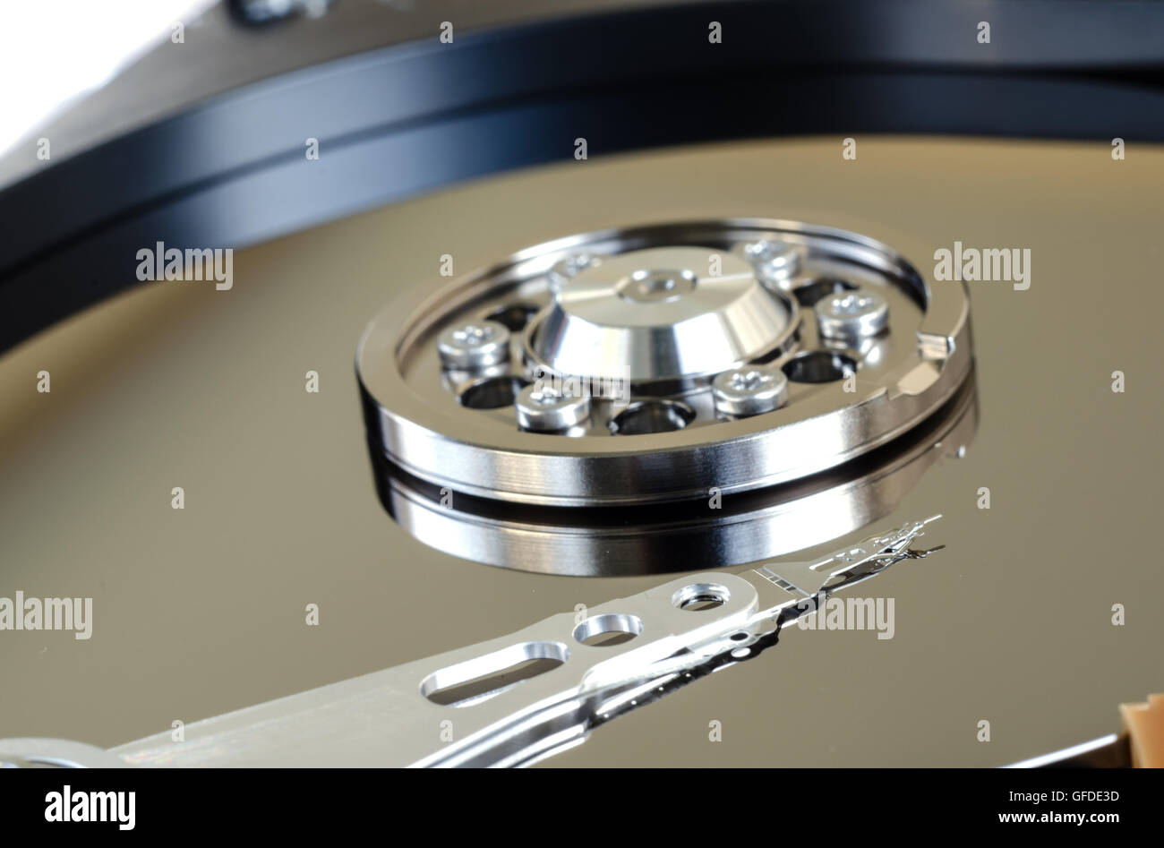 hard disk drive isolated on white background Stock Photo - Alamy