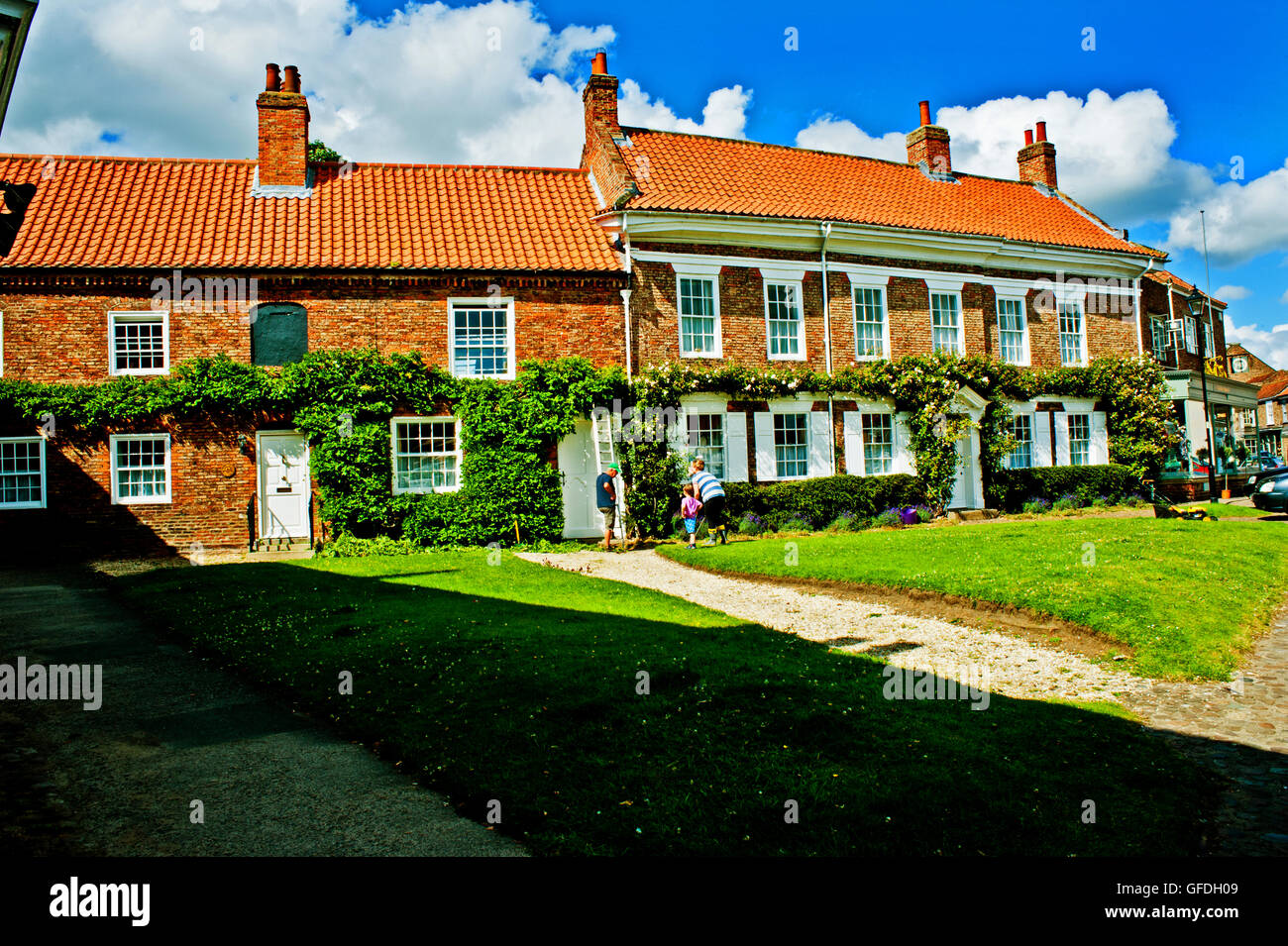 Period Houses, Easingwold, Yorkshire Stock Photo Alamy