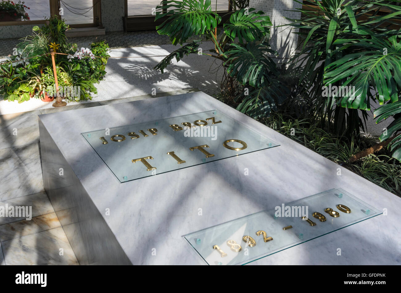 Beograd, Belgrade House of Flowers ( mausoleum of Josip Broz Tito ) at