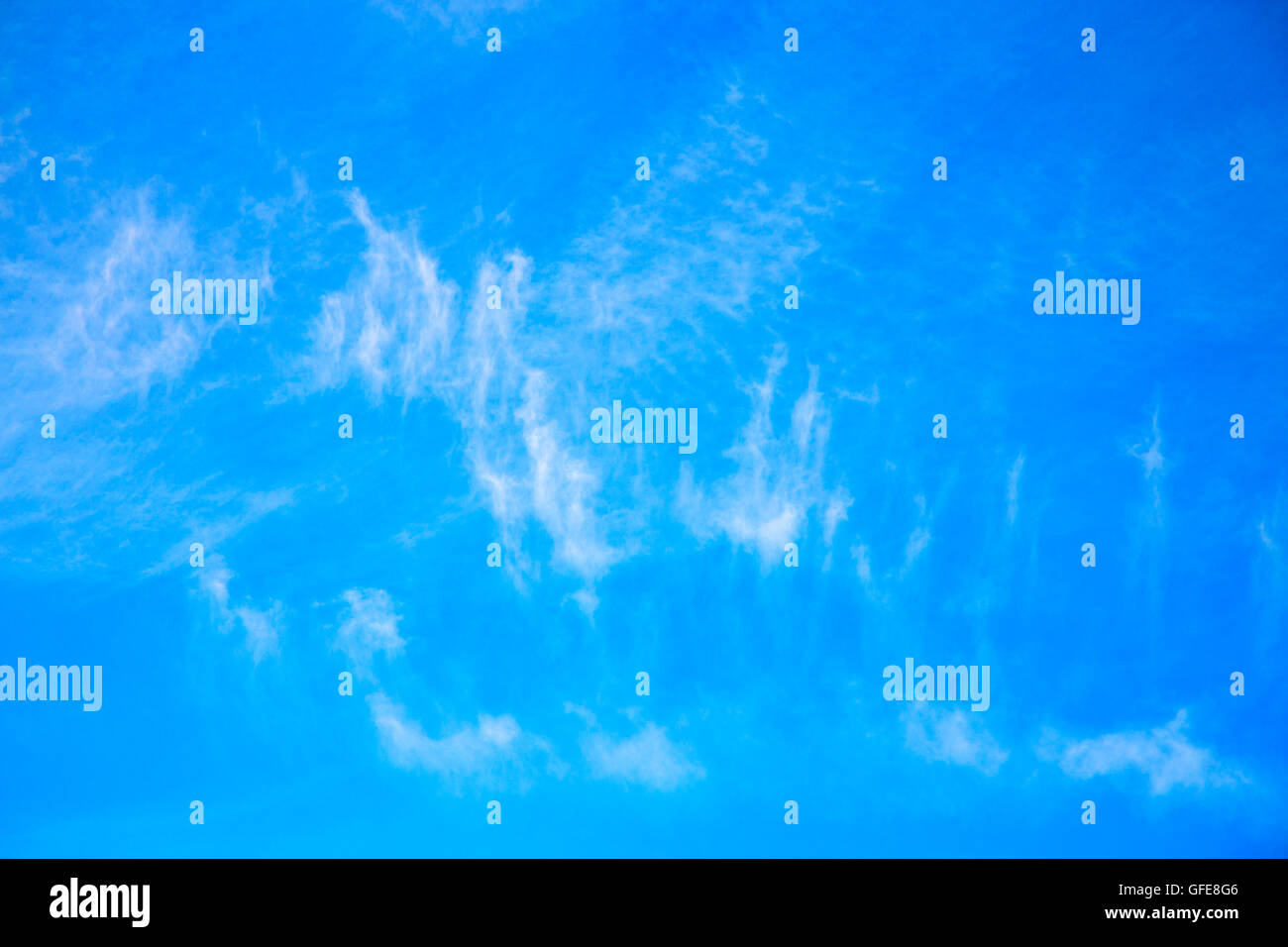 in the blue sky white soft clouds and abstract background Stock Photo ...