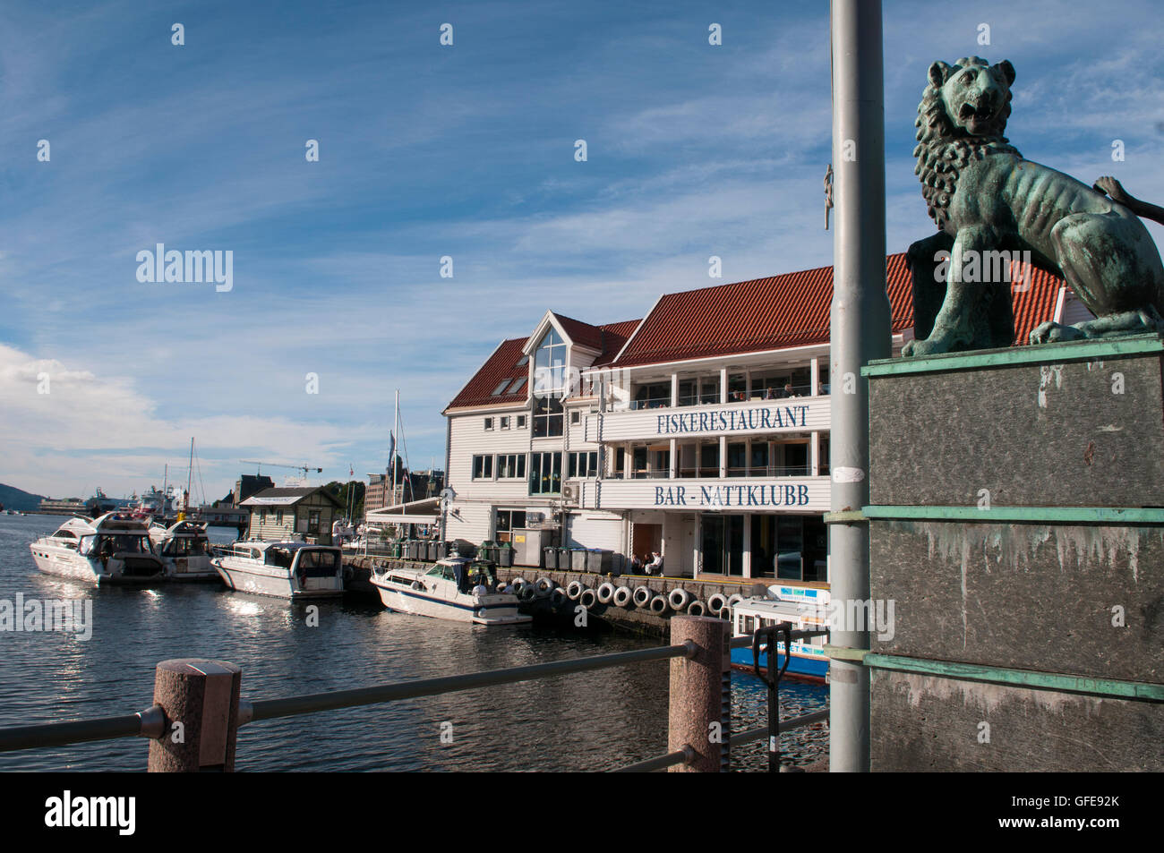 Bergen fish market norway harbour hires stock photography and images