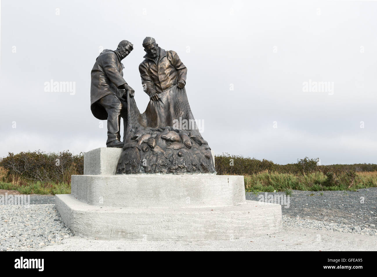 Monument to Fisherman's glory, or Monument to fishermen (two fishermen