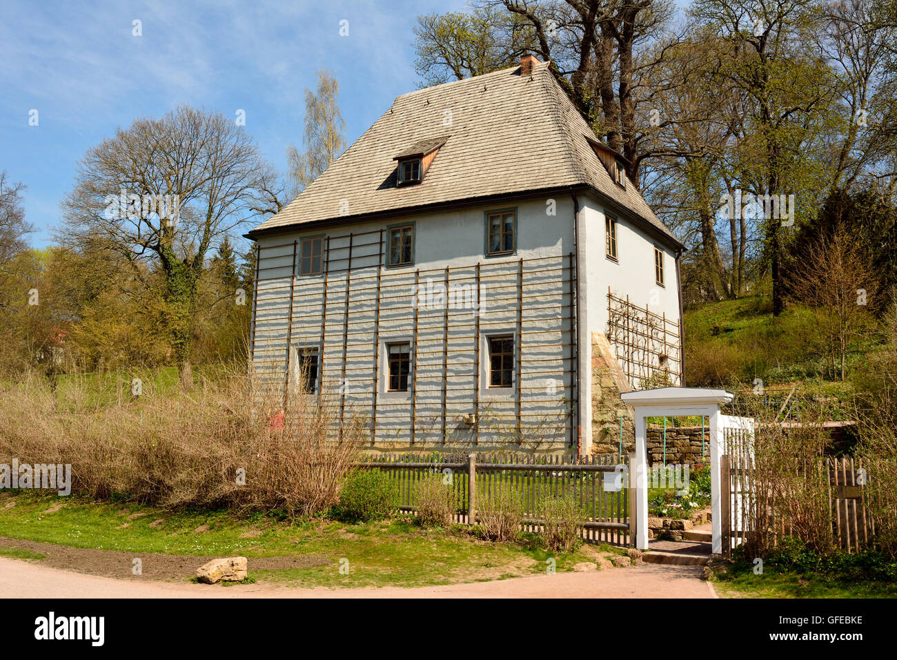 Goethes Gartenhaus in Weimar Stock Photo Alamy